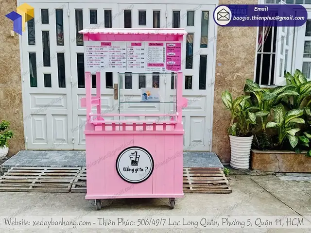 Quầy Bán Nước Ép Hoa Quả