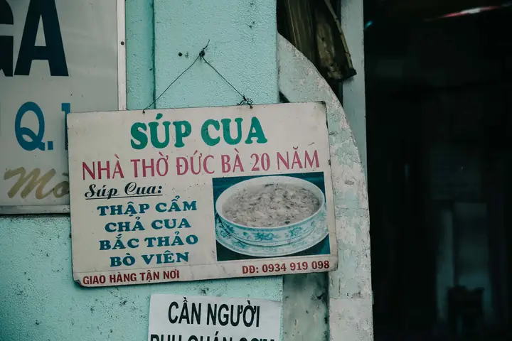 Súp Cua Nhà Thờ Đức Bà