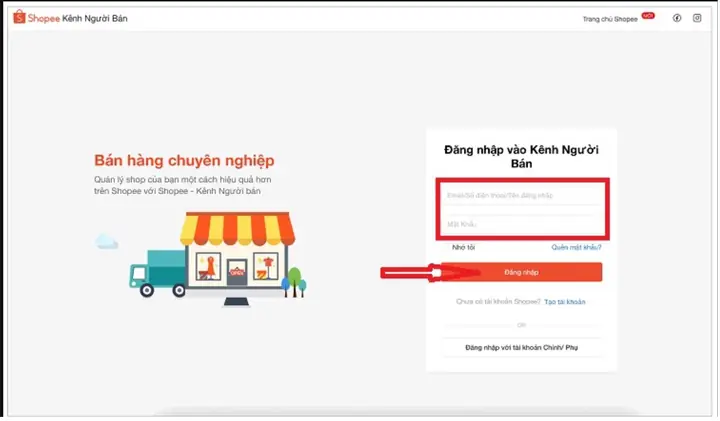 Thiết Lập Shop Trên Shopee