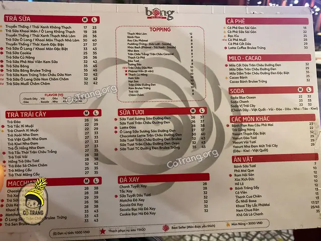 Thiết Kế Trà Sữa Bông Menu Hoàn Hảo: Chiến Lược Và Nghệ Thuật Tối Ưu Doanh Thu