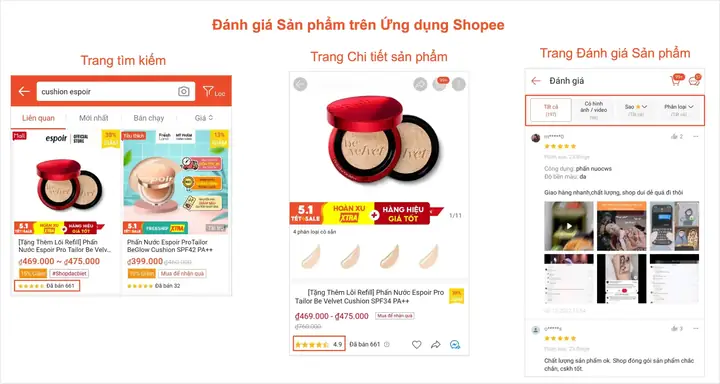 Trả Lời Đánh Giá Trên Shopee