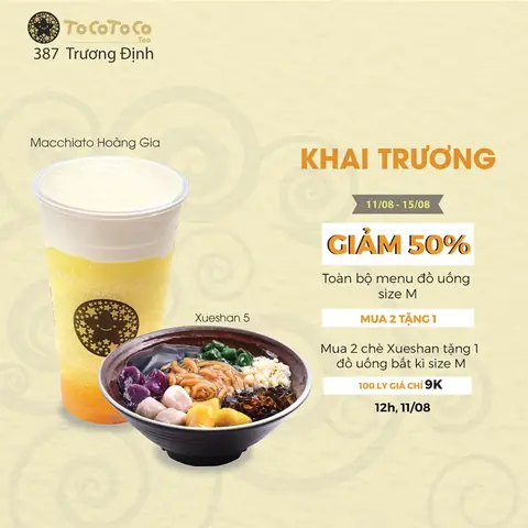 Trà Sữa Tocotoco Trương Định