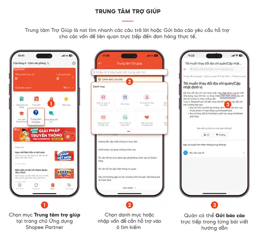 Trung Tâm Trợ Giúp Shopee