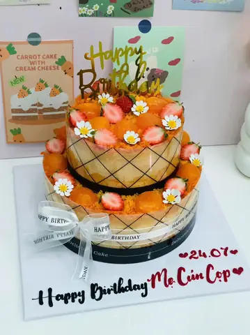 Bánh Bông Lan Trứng Muối 2 Tầng