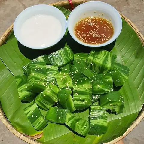 Bánh Đúc Gân Lá Dứa