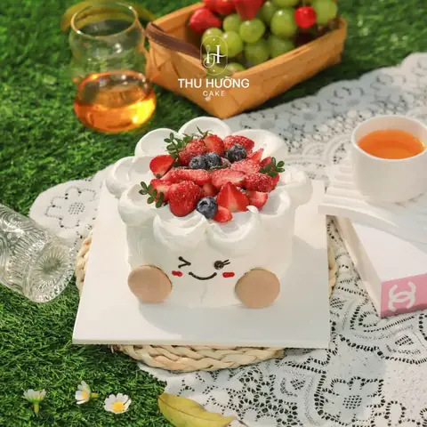 Bánh Kem Dâu Tây Dễ Thương