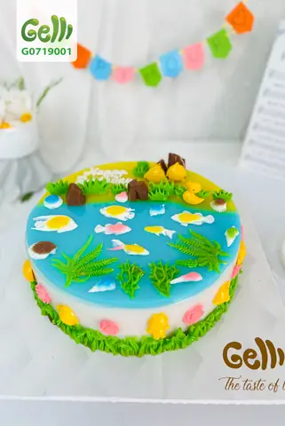 Bánh Sinh Nhật Rau Câu Cho Bé Trai