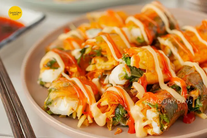 Bánh Tráng Cuốn Sốt Bơ