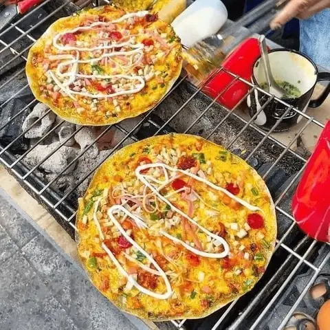 Bánh Tráng Nướng Mắm Ruốc Tóp Mỡ