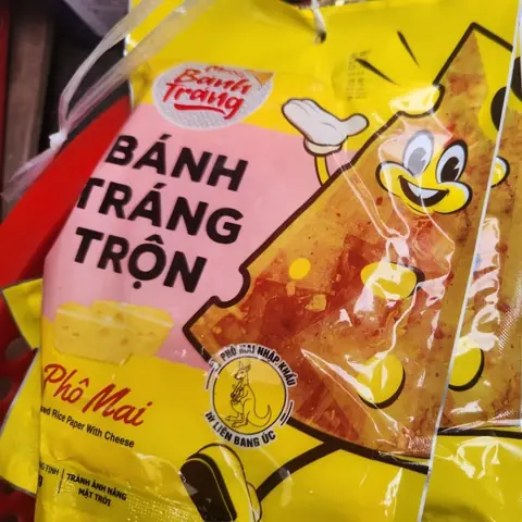 Bánh Tráng Trộn Phô Mai