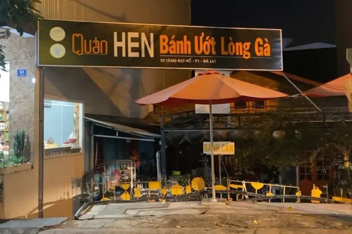 Bánh Ướt Lòng Gà Hen