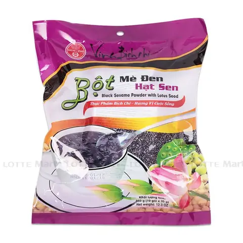 Bột Mè Đen Hạt Sen