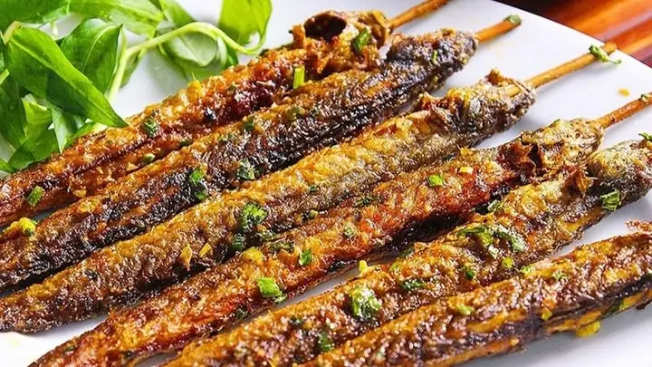 Cá Chạch Nướng Muối Ớt