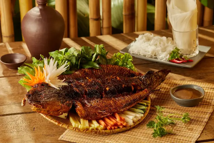Cá Quả Nướng Muối Ớt