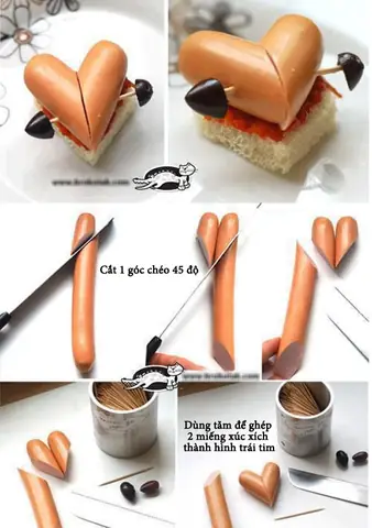 Cách Cắt Xúc Xích Đẹp