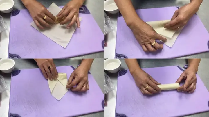 Cách Cuốn Chả Giò Đẹp