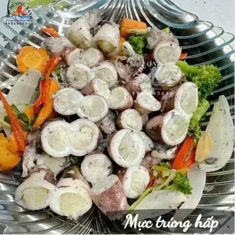 Cách Hấp Mực Trứng Đông Lạnh
