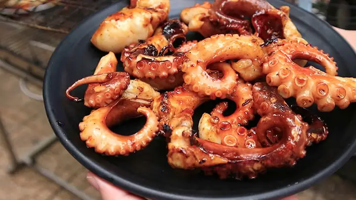 Cách Làm Bạch Tuộc Sa Tế