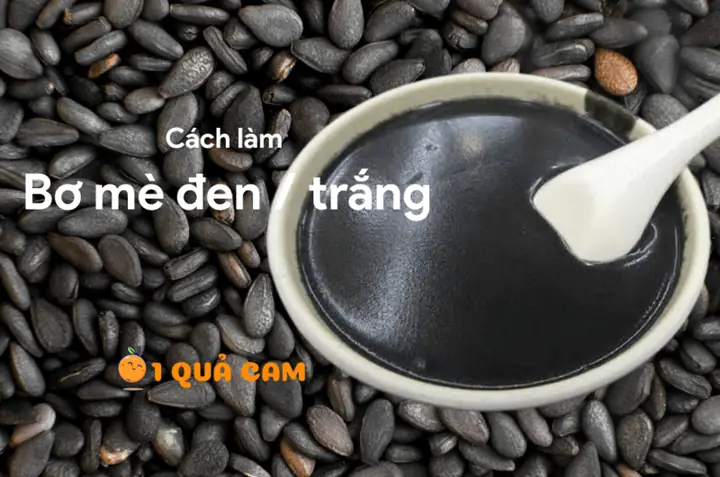 Cách Làm Bơ Mè Đen