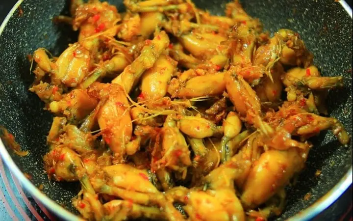 Cách Làm Ếch Chiên Sả
