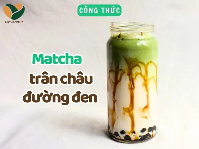 Cách Làm Matcha Trân Châu Đường Đen