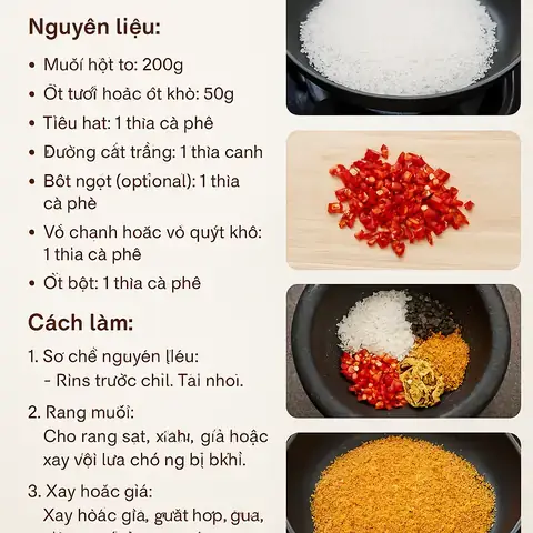 Cách Làm Muối Tây Ninh Không Cần Tôm