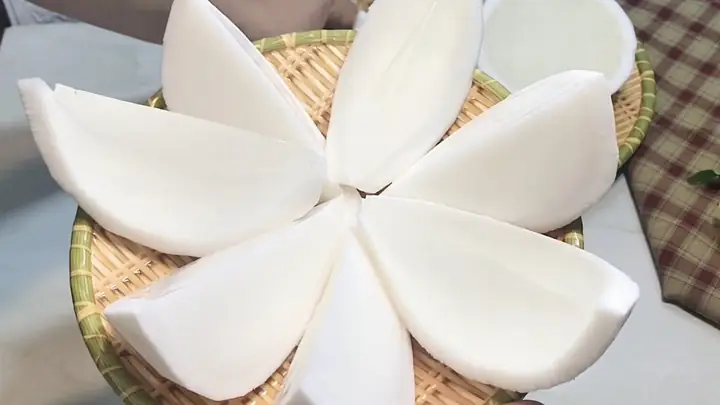 Cách Làm Thạch Dừa Non Bổ Miếng