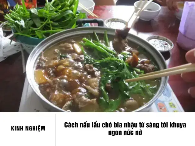 Cách Làm Thịt Chó Nhúng Mẻ