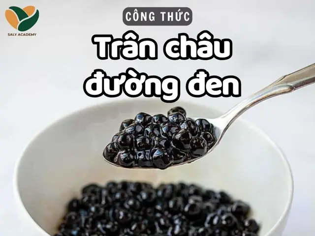 Cách Làm Trân Châu Đường Đen Bằng Bột Năng