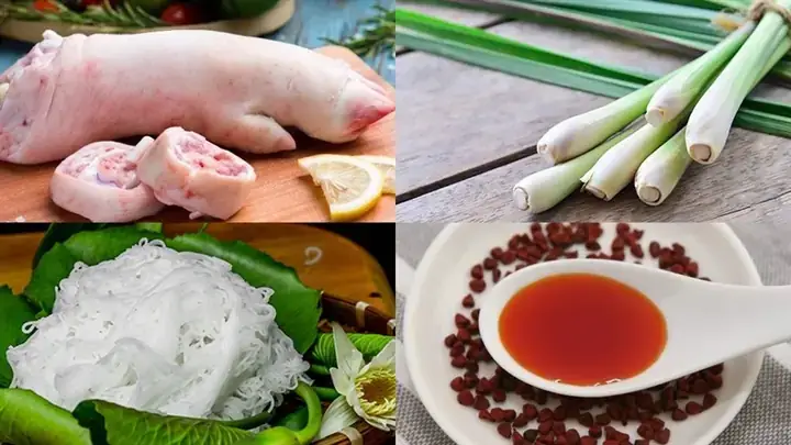 Cách Nấu Bún Giò Heo Hóc Môn
