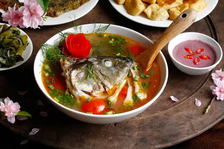 Cách Nấu Riêu Cá Mè