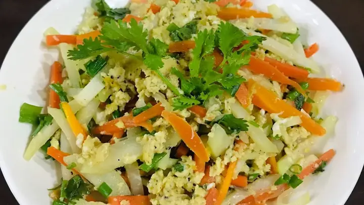 Cách Nấu Su Hào Xào Trứng
