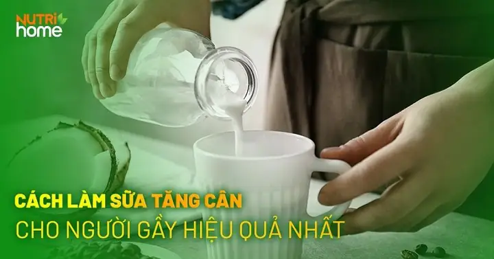 Cách Nấu Sữa Tăng Cân Cho Trẻ