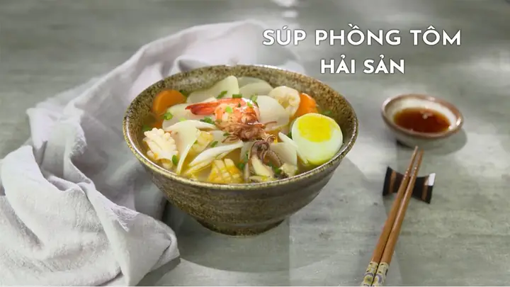 Cách Nấu Súp Bánh Phồng Tôm
