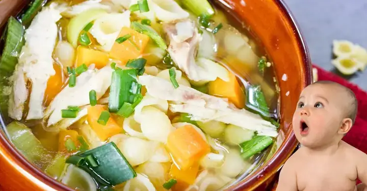 Cách Nấu Súp Gà Cho Bé 9 Tháng