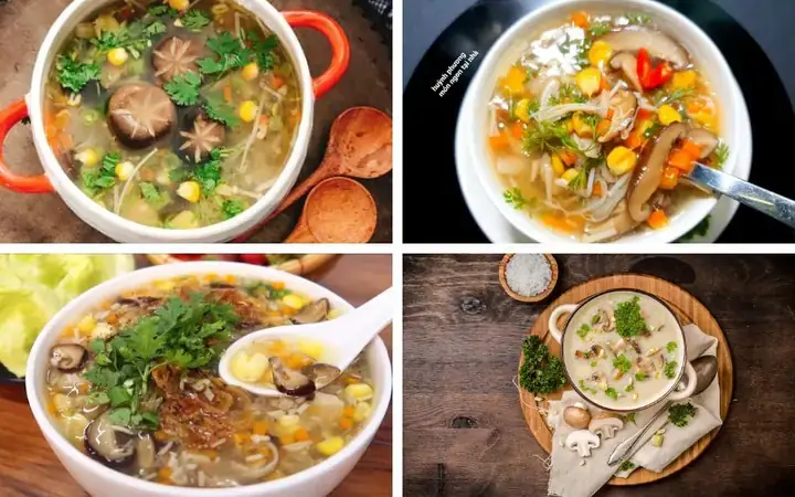 Cách Nấu Súp Nấm Rau Củ