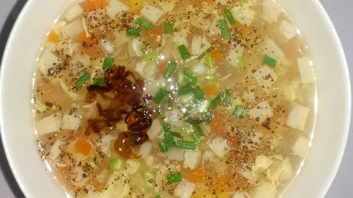 Cách Nấu Súp Ngô Trứng