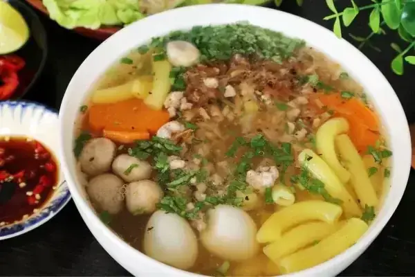 Cách Nấu Súp Nui Sao