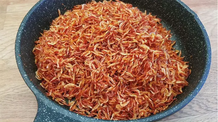 Cách Nấu Tép Khô Rang