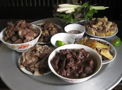 Cách Nấu Thịt Chó Với Hoa Chuối
