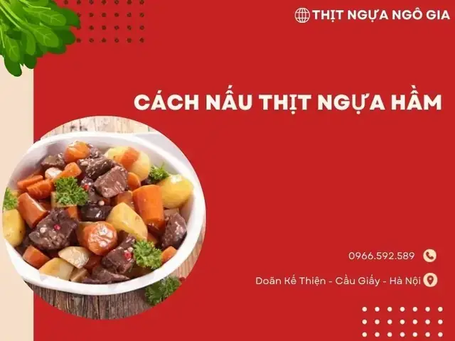 Cách Nấu Thịt Ngựa Bạch