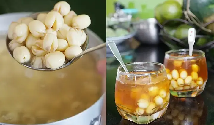 Cách Nấu Trà Hạt Sen Tươi