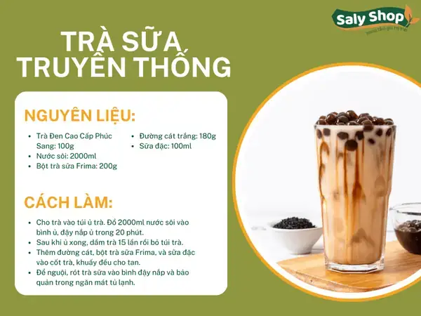 Cách Nấu Trà Sữa Ngon Đặc Biệt