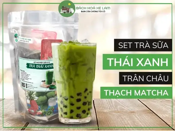 Cách Nấu Trà Thái Xanh Theo Set