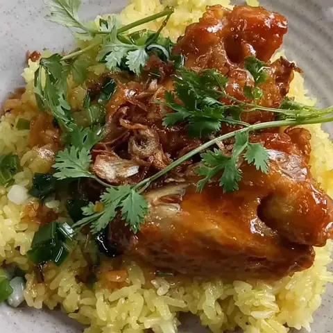 Cách Nấu Xôi Gà Chiên