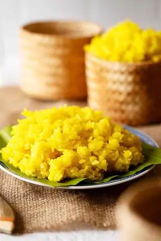 Cách Nấu Xôi Màu Vàng