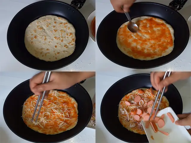 Cách Nướng Pizza Bằng Chảo