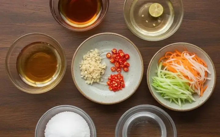 Cách Pha Nước Chấm Bánh Đa Nem