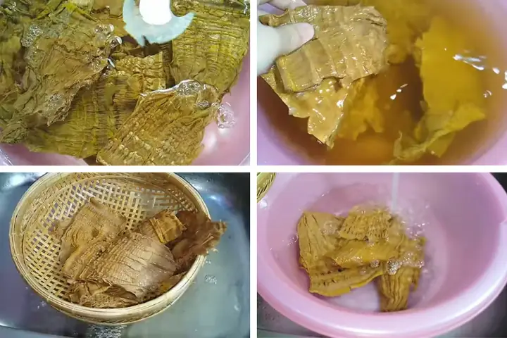 Cách Sơ Chế Măng Khô