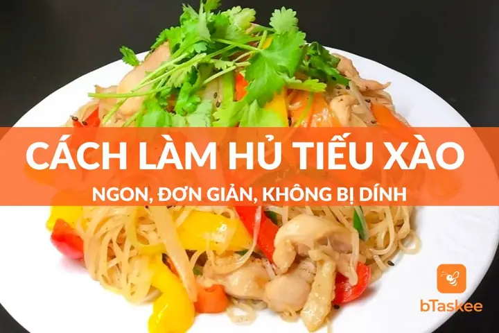 Cách Xào Hủ Tiếu Không Bị Dính